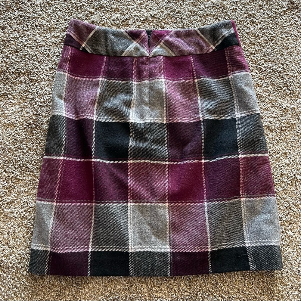 Talbots Wool Plaid Pencil Skirt - Picture 4 of 4